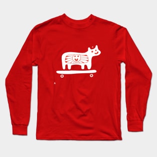 skater animal Long Sleeve T-Shirt